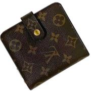 Pre-owned Canvas wallets Louis Vuitton Vintage , Brown , Heren