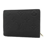 Pre-owned Fabric wallets Louis Vuitton Vintage , Black , Dames