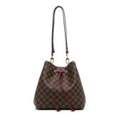 Pre-owned Canvas shoulder-bags Louis Vuitton Vintage , Brown , Dames