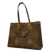 Pre-owned Fabric louis-vuitton-bags Louis Vuitton Vintage , Brown , Da...