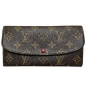 Pre-owned Canvas wallets Louis Vuitton Vintage , Brown , Dames