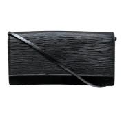 Pre-owned Leather louis-vuitton-bags Louis Vuitton Vintage , Black , D...