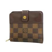 Pre-owned Fabric wallets Louis Vuitton Vintage , Brown , Dames