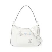 Pre-owned Leather louis-vuitton-bags Louis Vuitton Vintage , White , D...