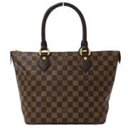 Pre-owned Canvas totes Louis Vuitton Vintage , Brown , Dames