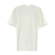 Klassiek Wit Katoenen T-shirt Issey Miyake , White , Heren