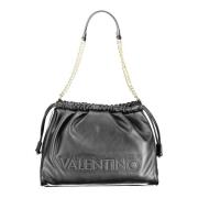 Zwarte schoudertas met kettingriem Valentino by Mario Valentino , Blac...