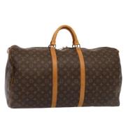 Pre-owned Canvas handbags Louis Vuitton Vintage , Brown , Dames