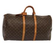 Pre-owned Canvas handbags Louis Vuitton Vintage , Brown , Dames