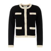 Stijlvol Zwart Wollen Vest Tory Burch , Black , Dames