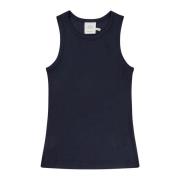 Navy Peach Top & T-Shirt Munthe , Blue , Dames