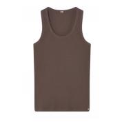 Tanktop in Chocoladebruin Gustav , Brown , Dames