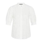 Vrouwen Woodbinebblarin Shirt Sneeuwwit Bruuns Bazaar , White , Dames