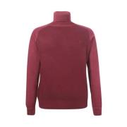 Bordeaux Wol Turtleneck Sweater Etro , Red , Heren