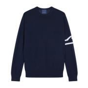 Wol Crewneck Sweater Paul & Shark , Blue , Heren