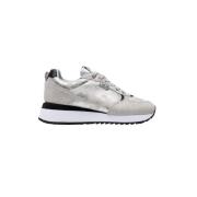 Grijze Sneakers Travis Punk Wintercollectie Colmar , Gray , Dames