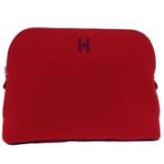 Pre-owned Wool pouches Hermès Vintage , Red , Dames