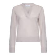 Stijlvolle Sweaters Collectie Kaos , Beige , Dames