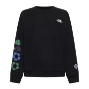 Sweatshirt met Grafische Print en Ronde Hals The North Face , Black , ...