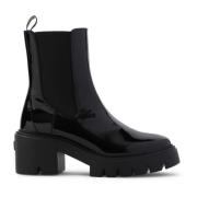 Zwarte enkellaarsjes met 6cm hak Stuart Weitzman , Black , Dames