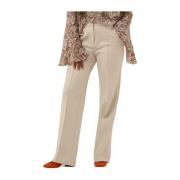 Yuka Broek Kit Kleur Stijlvol Beaumont , Beige , Dames