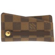 Pre-owned Fabric key-holders Louis Vuitton Vintage , Brown , Dames