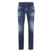 Slim-Fit Heren Jeans Philipp Plein , Blue , Heren