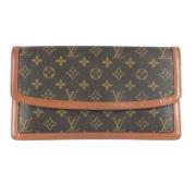 Pre-owned Fabric louis-vuitton-bags Louis Vuitton Vintage , Brown , Da...