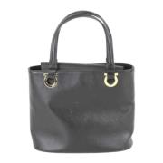 Pre-owned Leather handbags Salvatore Ferragamo Pre-owned , Black , Dam...