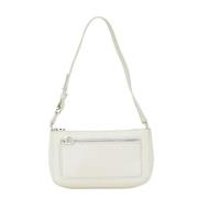 Pre-owned Leather shoulder-bags Salvatore Ferragamo Pre-owned , White ...