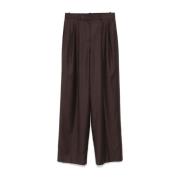 Bruine Broek voor Vrouwen Aw24 Theory , Brown , Dames