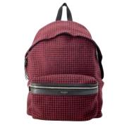 Pre-owned Canvas backpacks Yves Saint Laurent Vintage , Red , Dames