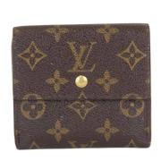 Pre-owned Canvas wallets Louis Vuitton Vintage , Brown , Dames