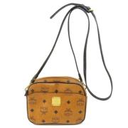 Pre-owned Leather crossbody-bags MCM Pre-owned , Brown , Dames