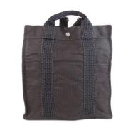 Pre-owned Canvas backpacks Hermès Vintage , Gray , Dames