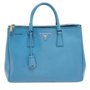 Pre-owned Leather prada-bags Prada Vintage , Blue , Dames