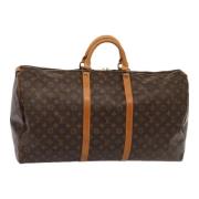 Pre-owned Canvas handbags Louis Vuitton Vintage , Brown , Dames