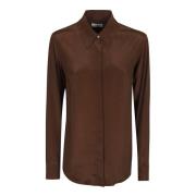 Bruine Shirts voor Vrouwen Aw24 Dries Van Noten , Brown , Dames