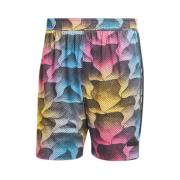 Gedrukte Mesh Shorts voor Sport Adidas , Multicolor , Heren