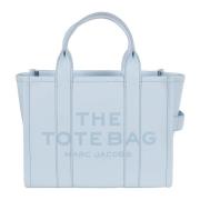 Blauwe Leren Tote Tas Shopper Marc Jacobs , Blue , Dames