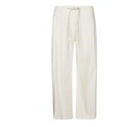 Stijlvolle katoenen broek Jejia , White , Dames