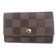 Pre-owned Fabric key-holders Louis Vuitton Vintage , Brown , Dames