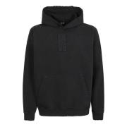 Zwarte Katoenen Hoodie Stijlvol Comfort 44 Label Group , Black , Heren