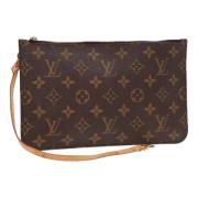 Pre-owned Canvas pouches Louis Vuitton Vintage , Brown , Dames