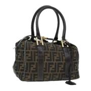 Pre-owned Canvas handbags Fendi Vintage , Brown , Dames