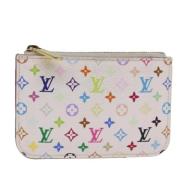 Pre-owned Canvas wallets Louis Vuitton Vintage , White , Dames