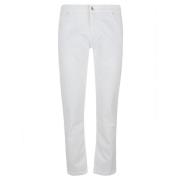 Witte katoenen jeans Aw24 Eleventy , White , Heren