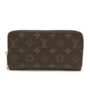 Pre-owned Canvas wallets Louis Vuitton Vintage , Brown , Dames