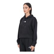 Essentiële Crop Hoodie voor Vrouwen The North Face , Black , Dames