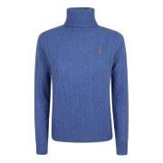 Blauwe Sweater Aw24 Damesmode Ralph Lauren , Blue , Dames